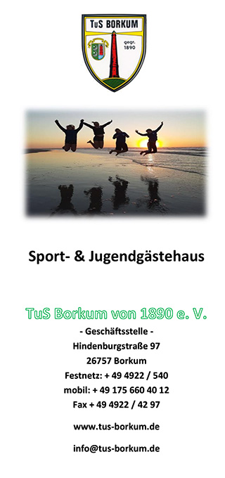 Flyer TuS Borkum e.V.