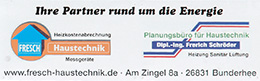 Schröder - Sponsor TuS Borkum e.V.