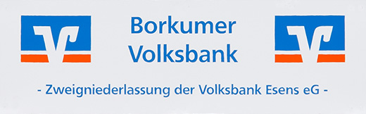 Volksbank - Sponsor TuS Borkum e.V.